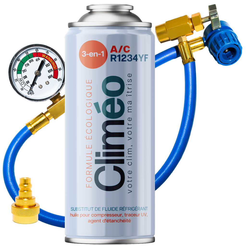 Climéo 3-en-1 avec gaz pour climatisation (A/C) (Kit) - R1234yf