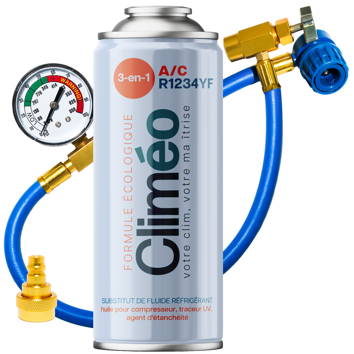 Climéo 3-en-1 avec gaz pour climatisation (A/C) (Kit) - R1234yf