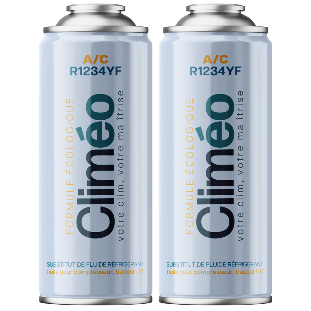 Climéo 2-en-1 avec gaz pour climatisation (A/C) - Lot de 2 - R1234yf