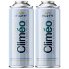 Climéo 2-en-1 avec gaz pour climatisation (A/C) - Lot de 2 - R1234yf