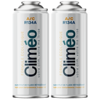 Climéo 2-en-1 avec gaz pour climatisation (A/C) - Lot de 2 - R134a