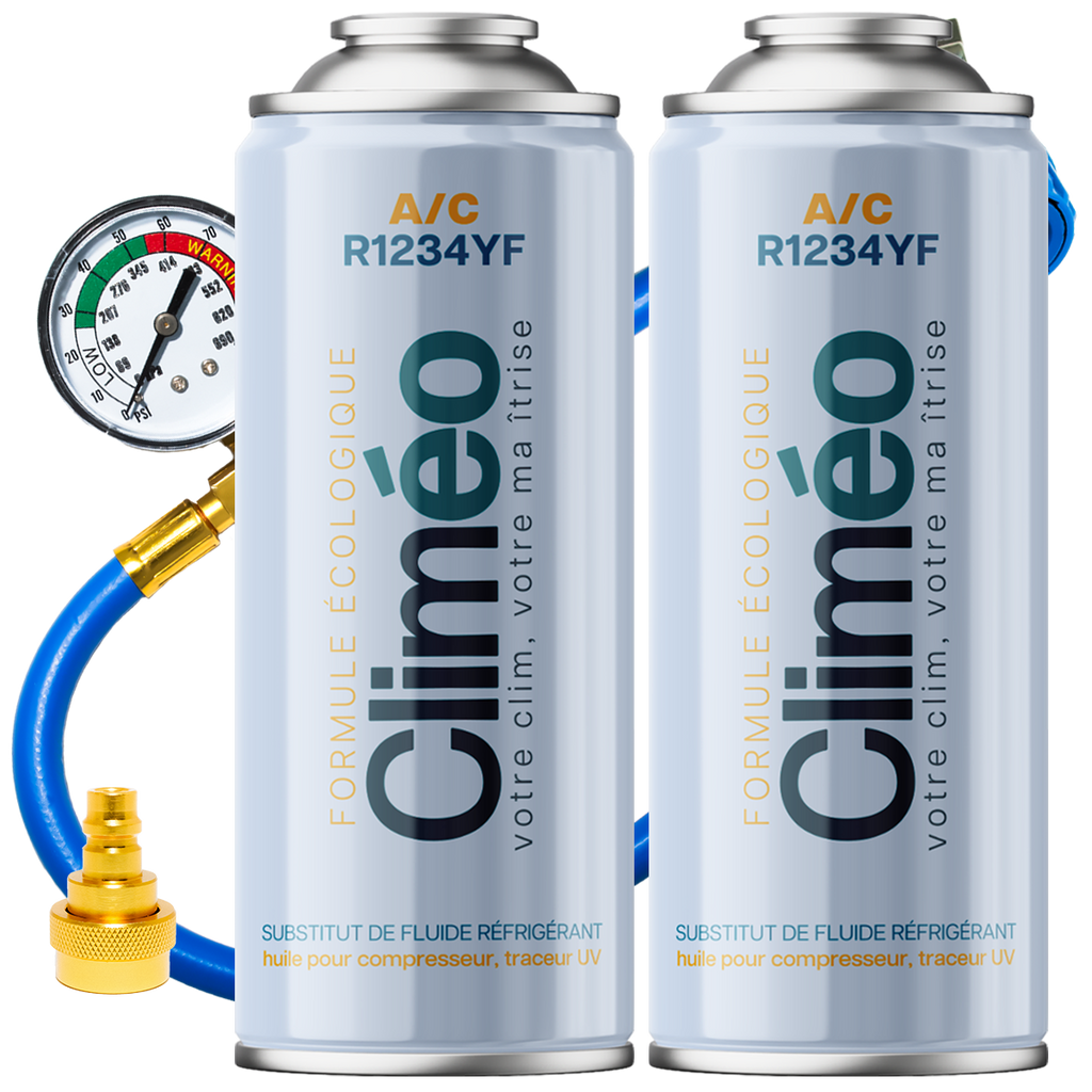 Climéo 2-en-1 avec gaz pour climatisation (A/C) (Multipack Kit) R1234yf