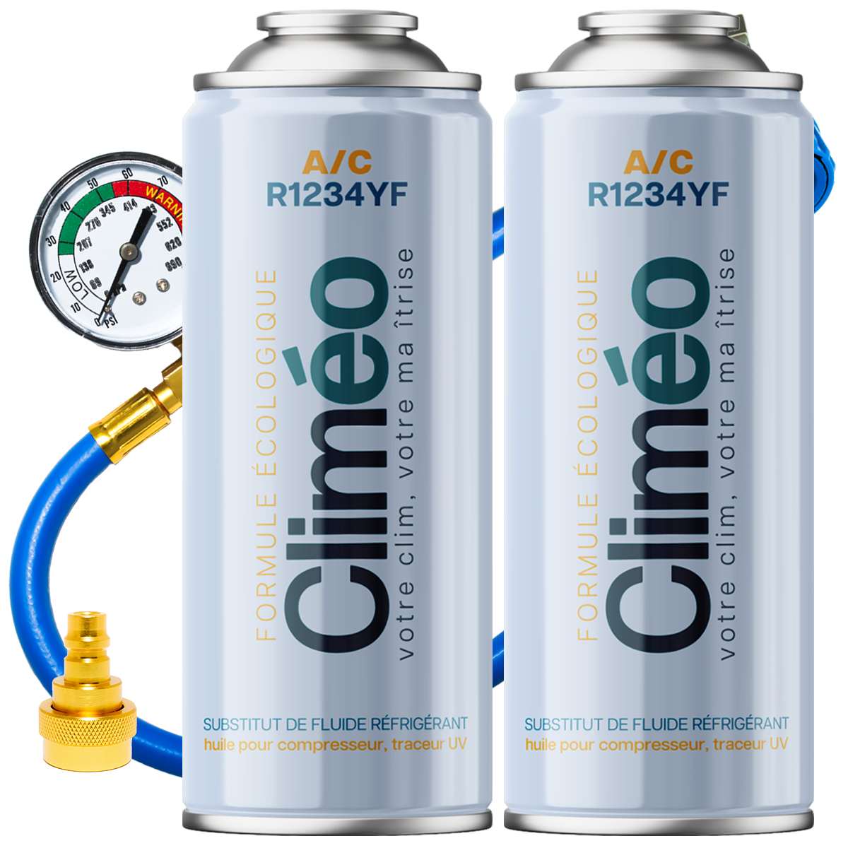 Climéo 2-en-1 avec gaz pour climatisation (A/C) (Multipack Kit) R1234yf