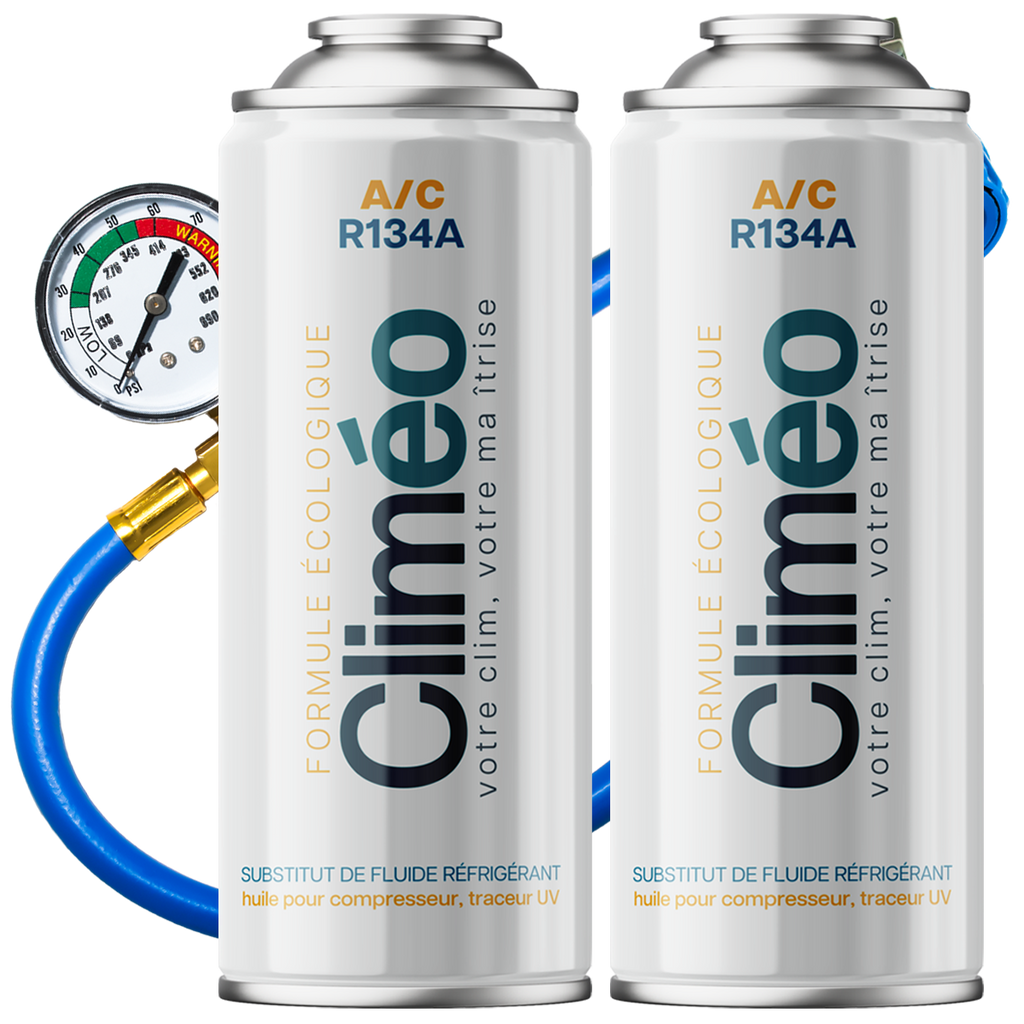 Climéo 2-en-1 avec gaz pour climatisation (A/C) (Multipack Kit) R134a