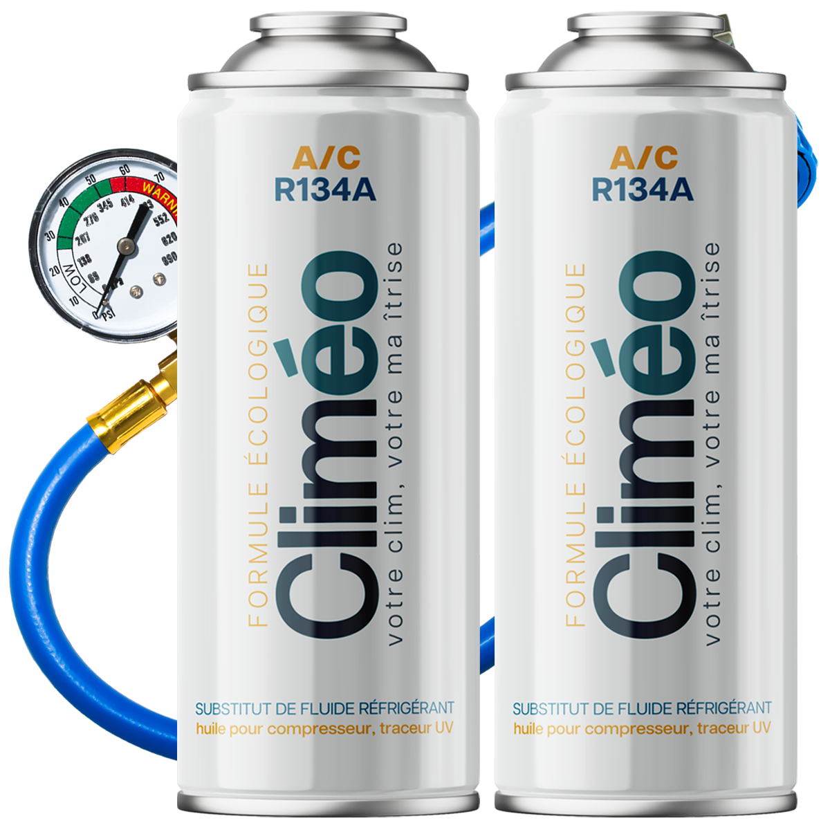 Climéo 2-en-1 avec gaz pour climatisation (A/C) (Multipack Kit) R134a