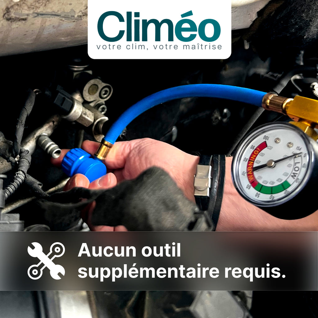 Climéo 2-en-1 avec gaz pour climatisation (A/C) R134a